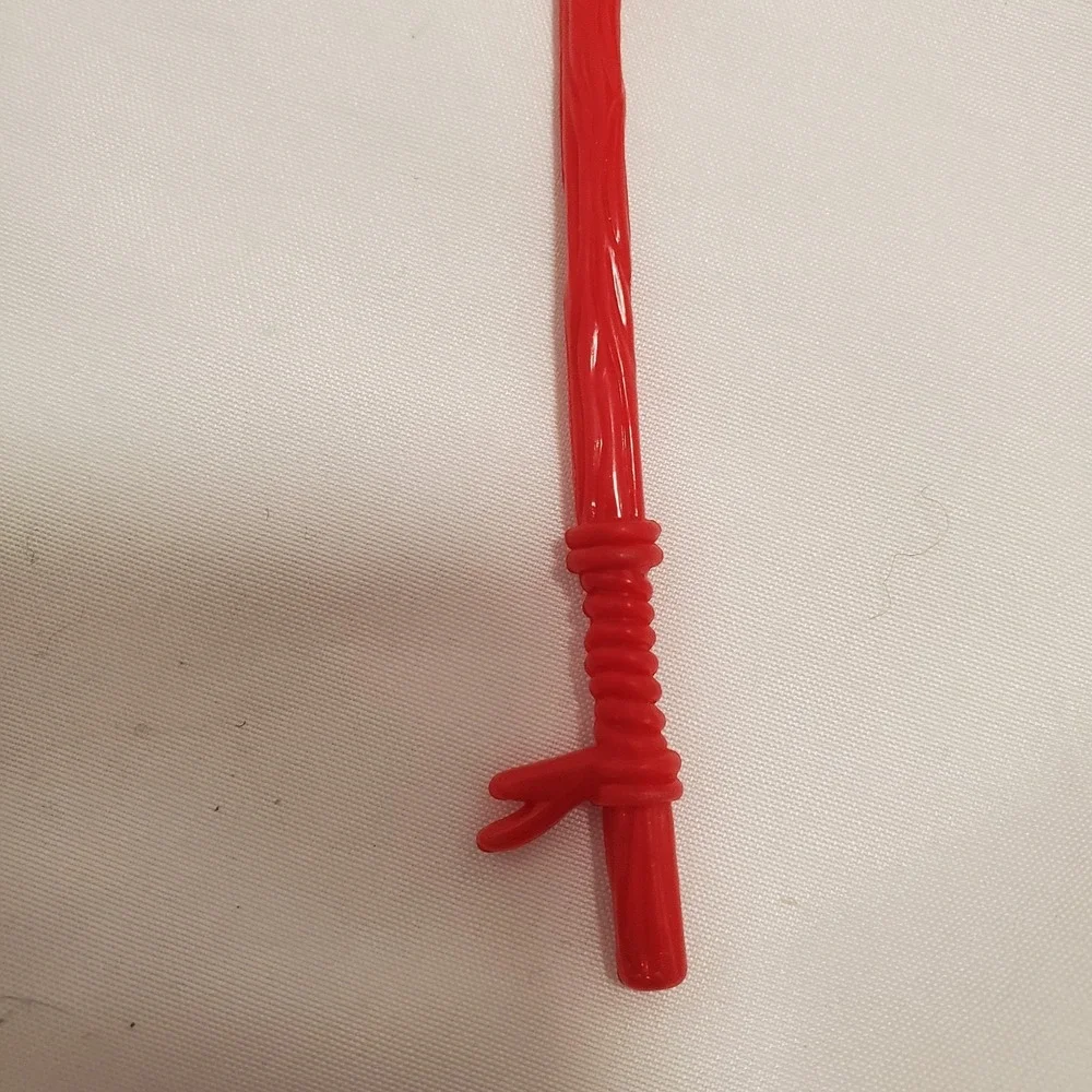 TMNT Talkin Turtles Raphael NINJA HARPOON original Talking red accessory weapon